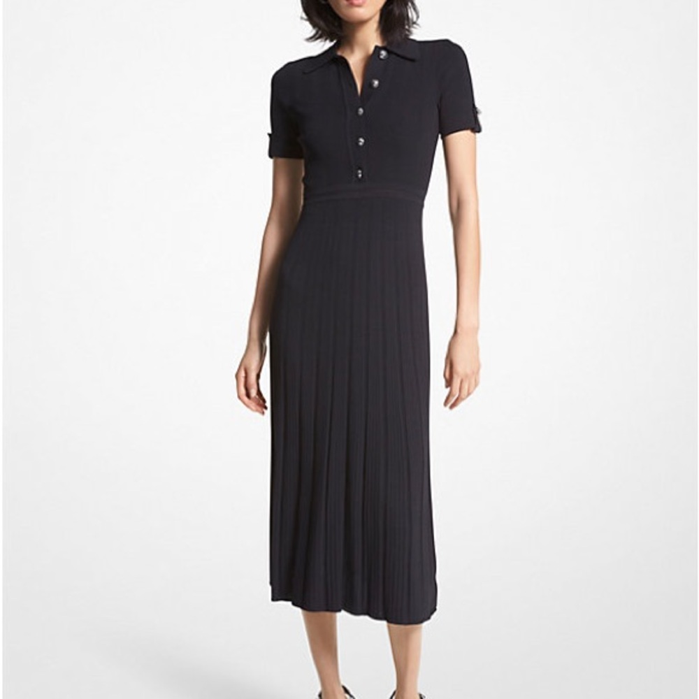 Elegant Black Midi Dress